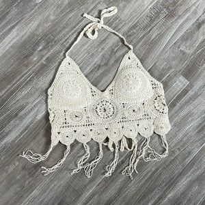 open back knitted top